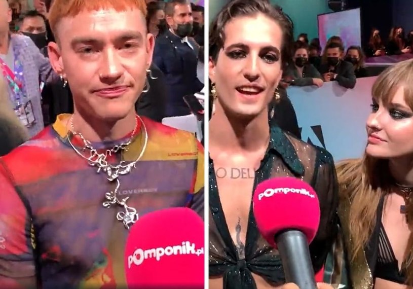Artyści na MTV EMA - Olly Alexander z Years & Years i Maneskin /pomponik.pl