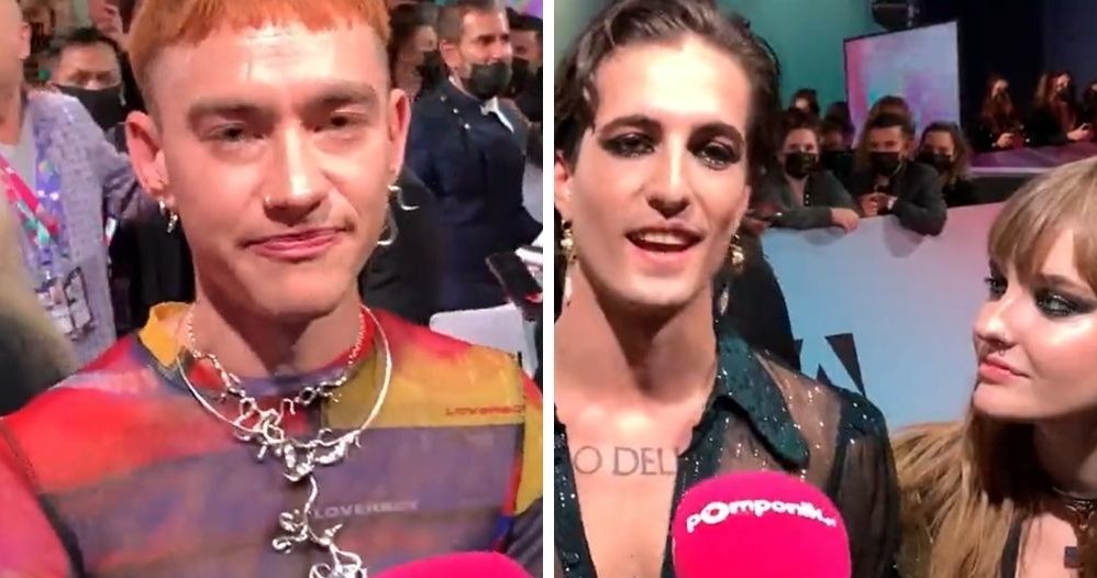 Artyści na MTV EMA - Olly Alexander z Years & Years i Maneskin /pomponik.pl