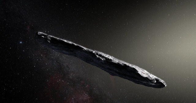 Artystyczna wizja Oumuamua /materiały prasowe