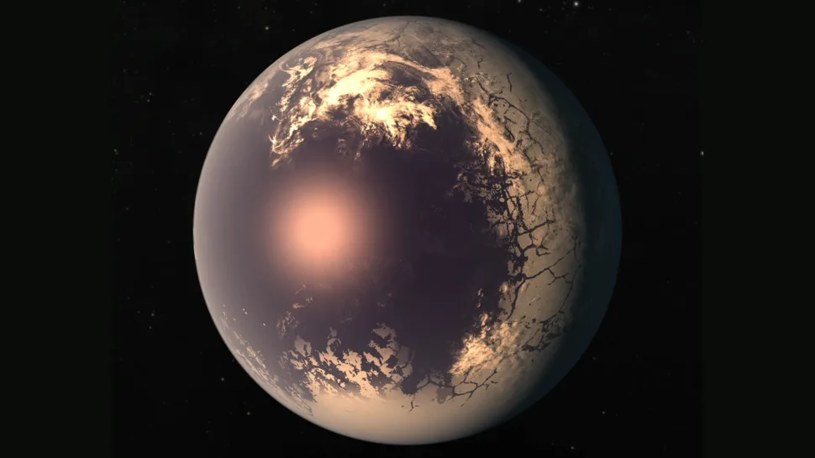 Artystyczna wizja planety gałki ocznej /NASA/JPL-Caltech /materiały prasowe