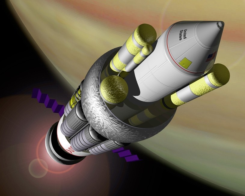 Artystyczna wizja rakiety stworzonej w ramach programu Orion /NASA /Wikimedia