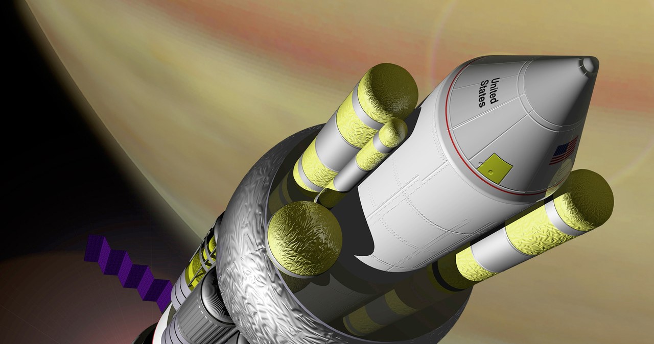 Artystyczna wizja rakiety stworzonej w ramach programu Orion /NASA /Wikimedia