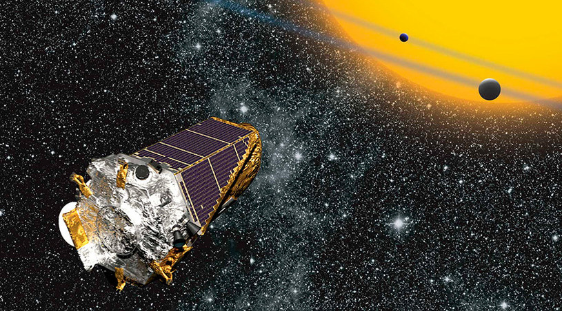 Artystyczna wizja teleskopu Keplera w przestrzeni kosmicznej /NASA