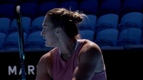 Aryna Sabalenka trenuje przed próbą zdobycia potrójnej korony