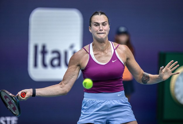 Aryna Sabalenka z Białorusi /CRISTOBAL HERRERA-ULASHKEVICH /PAP/EPA