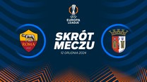 AS Roma - Sporting Braga. Skrót meczu. WIDEO