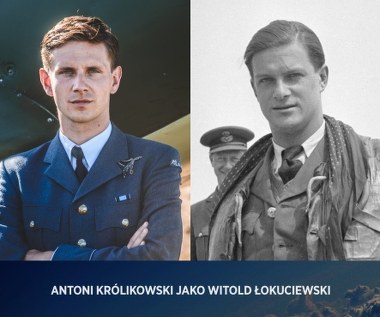 Asa przestworzy Witolda "Tola" Łokuciewskiego, ostatniego dowódcę formacji, która wsławiła się w bitwie o Anglię, zagrał Antoni Królikowski.

"Witold Łokuciewski to facet, który zasługuje na swój własny film. To, co on robił, było nieprawdopodobne. Był ostatnim dowódcą Dywizjonu 303. Jego samolot został uszkodzony nad okupowaną Francją, przez co trafił do niewoli niemieckiej. Wraz z grupą innych więźniów uciekł z obozu Stalag Luft III w Żaganiu. Na podstawie tej historii powstał film 'Wielka ucieczka'. Tutaj skupiamy się na innych wątkach. Nie jest to film koncentrujący się na Łokuciewskim. 'Tolo' jest przyjacielem, kompanem innych bohaterów" - mówi Królikowski.