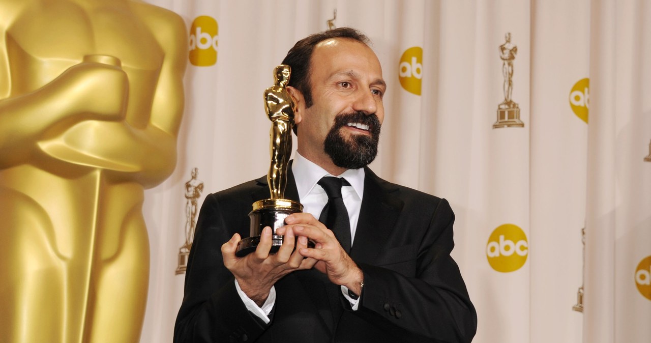 Asghar Farhadi z Oscarem za "Rozstanie" w 2012 roku /Jeffrey Mayer / Contributor /Getty Images