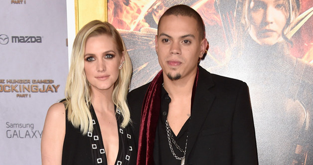 Ashlee Simpson z mężem /Frazer Harrison /Getty Images