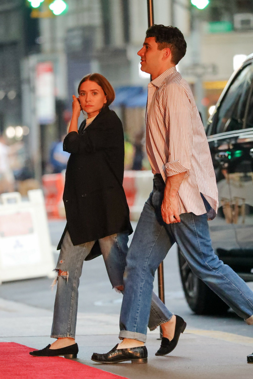 Ashley Olsen z mężem. /Felipe Ramales / SplashNews.com/East News /East News