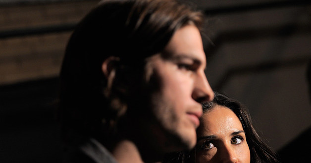 Ashton Kutcher i Demi Moore, fot.Jemal Countess &nbsp; /Getty Images/Flash Press Media