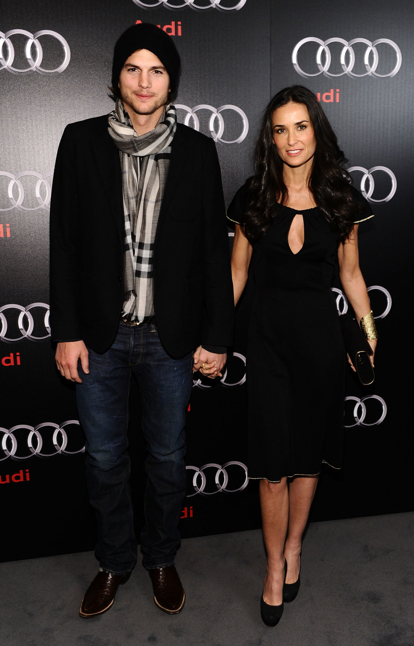 Ashton Kutcher i Demi Moore w 2011 roku /Michael Buckner  /Getty Images