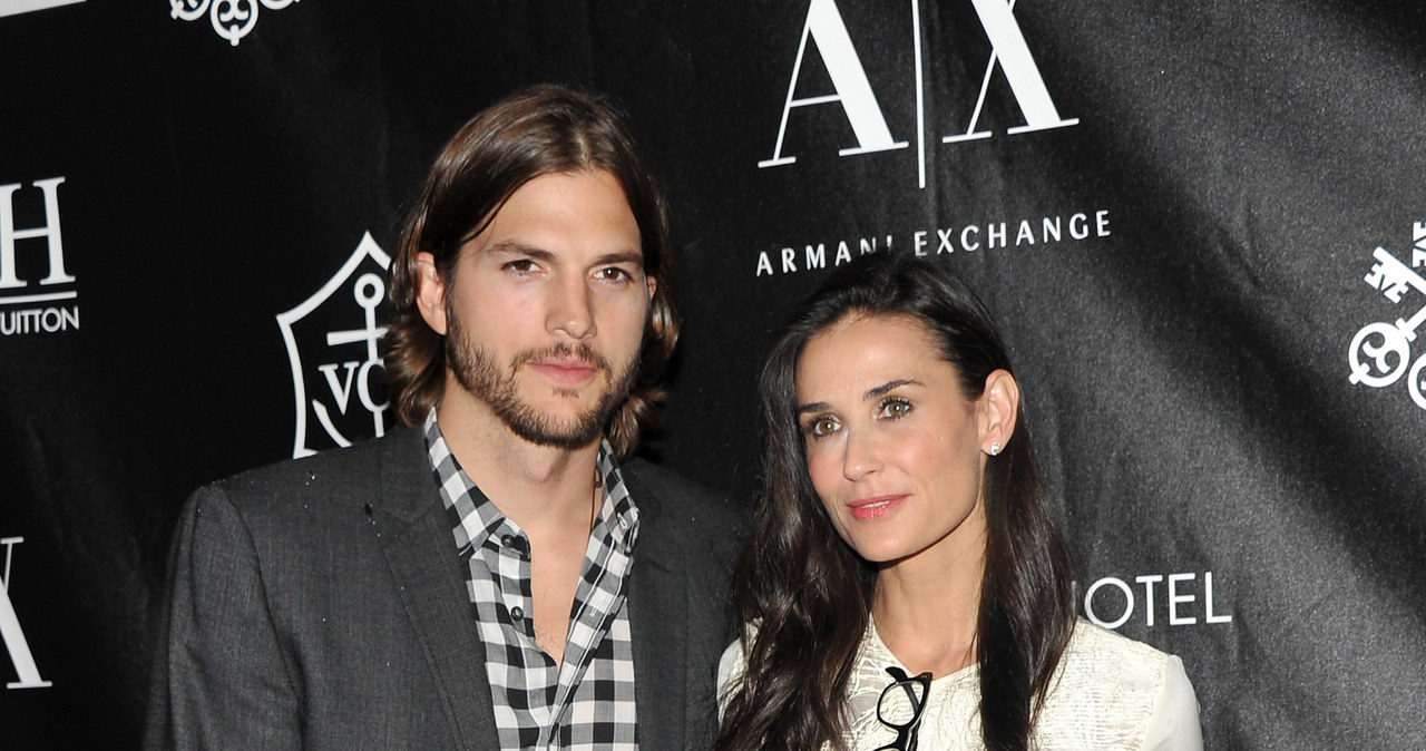 Ashton Kutcher i Demi Moore /Stephen Lovekin /Getty Images