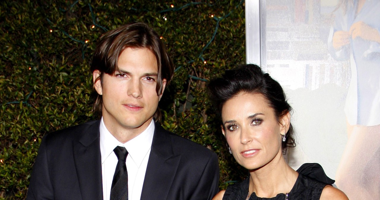 Ashton Kutcher i Demi Moore /Christian JENTZ/Gamma-Rapho via Getty Images /Getty Images