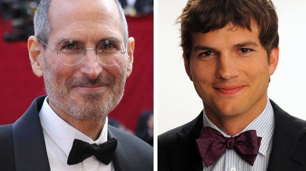 Ashton Kutcher jest podobny do Steve'a Jobsa? Mucha w muchę! /Getty Images/Flash Press Media