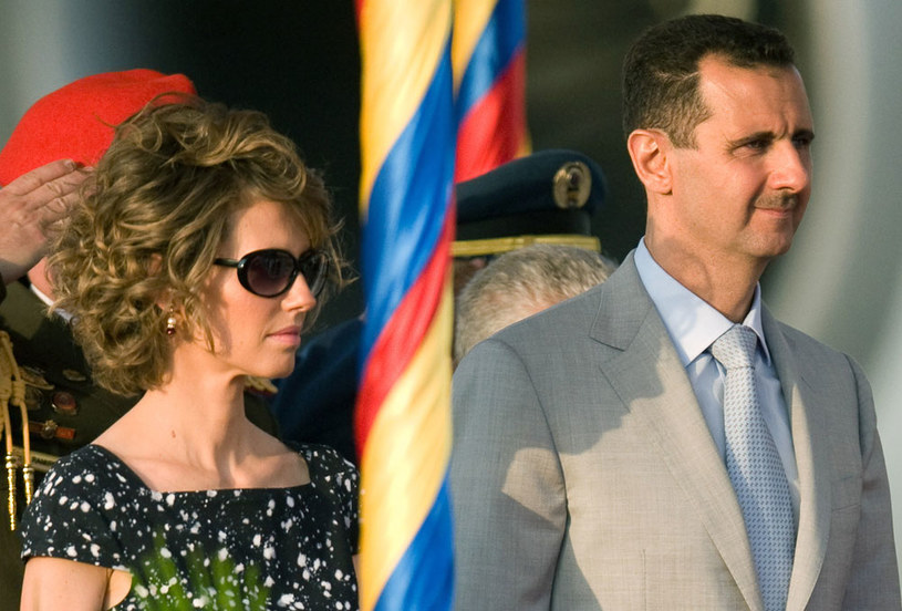 Asma el-Asad z mężem Baszarem el-Asadem /AFP