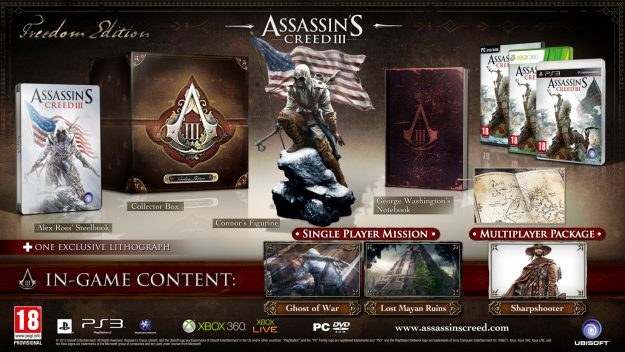 Assassin's Creed III w wydaniu Freedom /Informacja prasowa