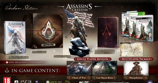 Assassin's Creed III w wydaniu Freedom /Informacja prasowa