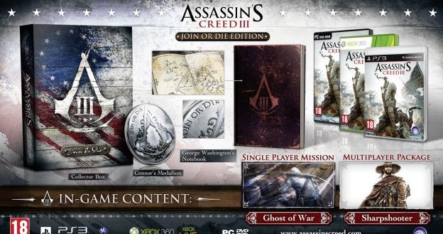 Assassin's Creed III w wydaniu Join or Die Edition /Informacja prasowa