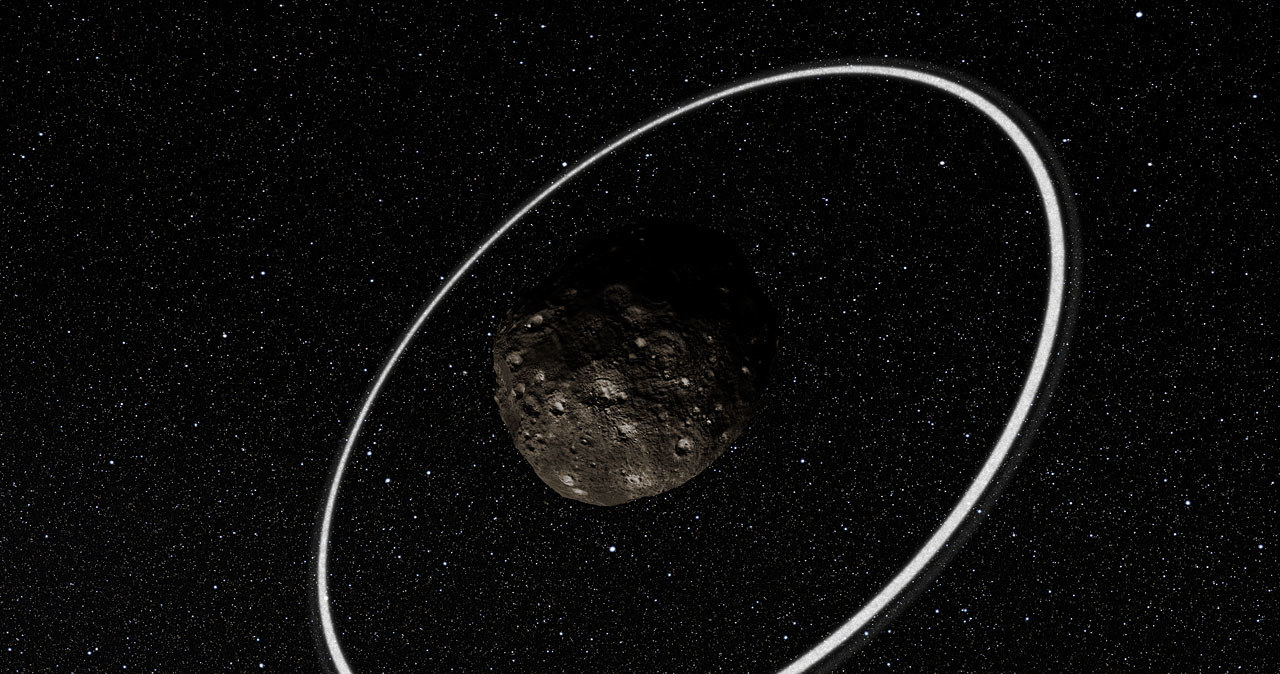 Asteroida Chariklo ma własny pierścień /materiały prasowe