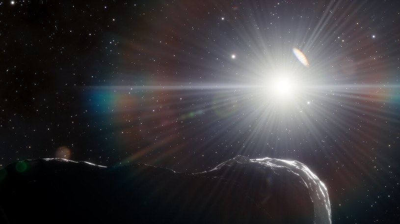 Asteroida przecina orbitę Ziemi /NSF's NOIRLab/ CC BY 4.0 /