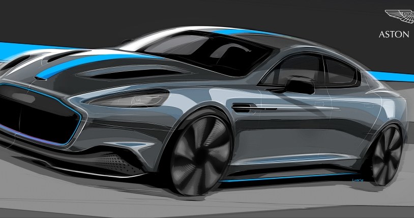 Aston Martin RapidE /INTERIA.PL/informacje prasowe
