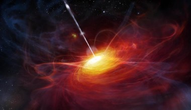 Astronomowie odkryli gigantyczną czarną dziurę