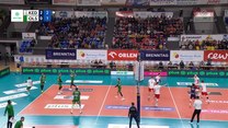 Asy serwisowe w meczu ZAKSA Kędzierzyn-Koźle - Indykpol AZS Olsztyn