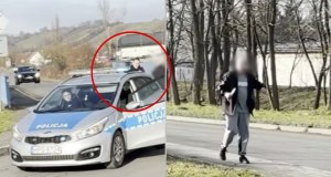 Atak 23-latka na terenie firmy w Myślenicach. Policja pokazała nagranie interwencji