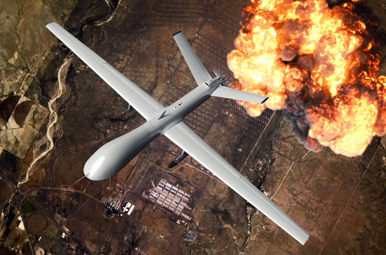 Atak dronów na lotnisko w Pskowie. Uszkodzone samoloty IŁ-76