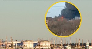 Atak dronów na rosyjski port i rafinerię