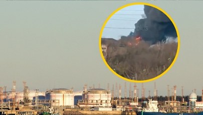 Atak dronów na rosyjski port i rafinerię