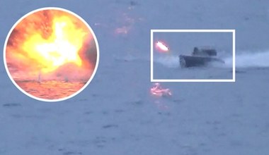 Atak morskich dronów na rosyjski superokręt. Jest nagranie