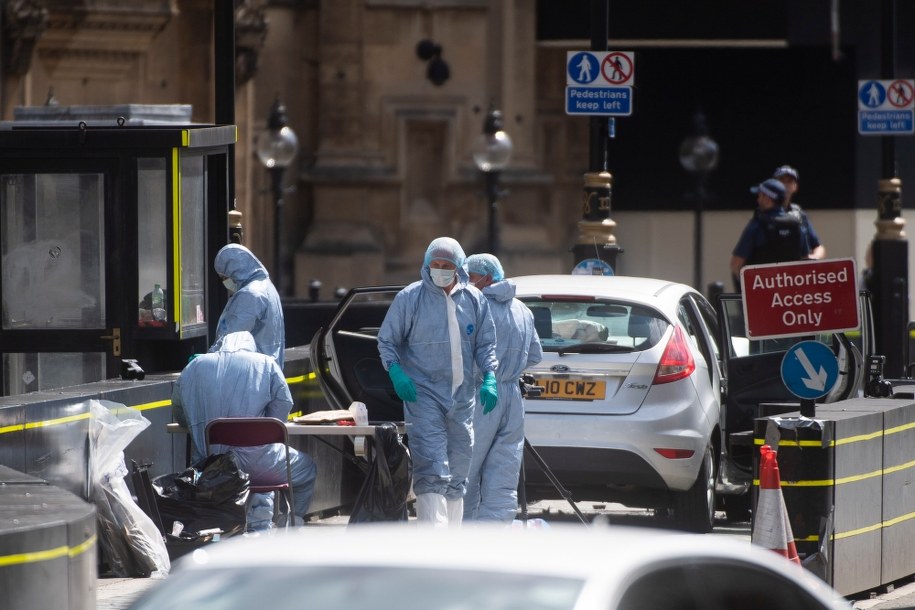 Atak na brytyjski parlament /	PAP/EPA/WILL OLIVER /PAP