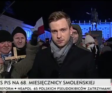 Atak na dziennikarza TVP. "Wina po obu stronach" 