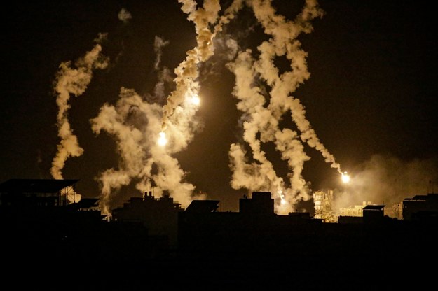 Atak na Gazę /MOHAMMED SABER  /PAP/EPA