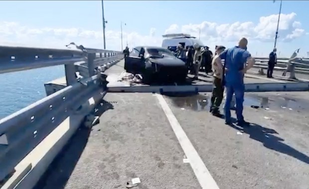 Atak na Most Krymski. Media donoszą o eksplozjach