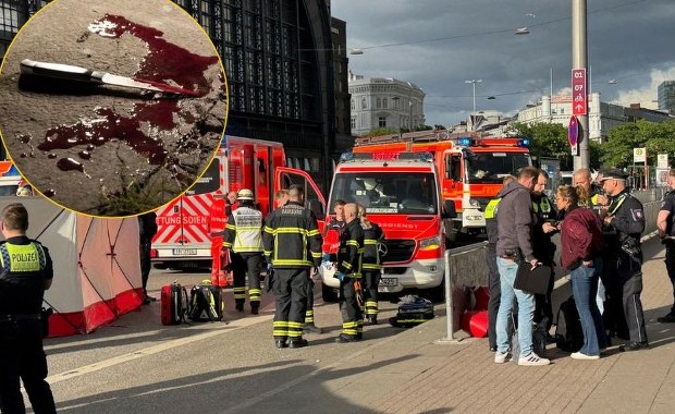 Atak nożownika w Hamburgu. Kilka osób w stanie krytycznym