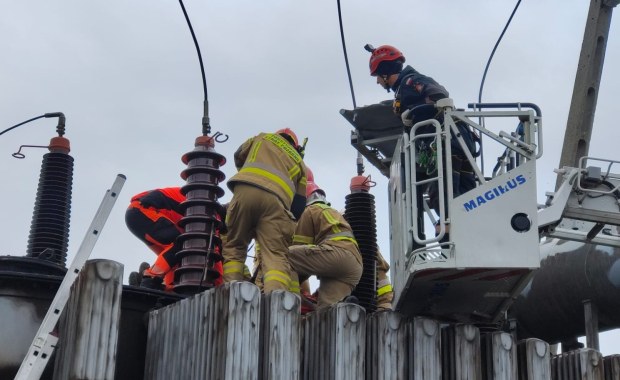 Atak padaczki na transformatorze. Dramatyczna akcja ratunkowa w Kielcach