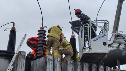 Atak padaczki na transformatorze. Dramatyczna akcja ratunkowa w Kielcach