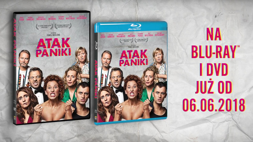 "Atak paniki" jest już dostępny na nośnikach DVD i Blu-Ray /materiały prasowe