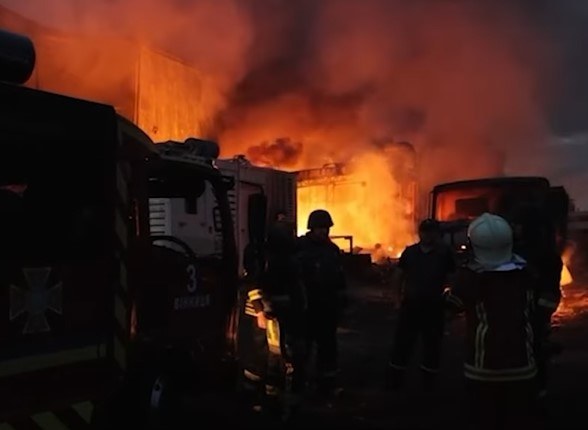 Atak Rosjan na fabrykę Grupy Barlinek w Ukrainie, 16.07.2025 /UKRINFORM    /