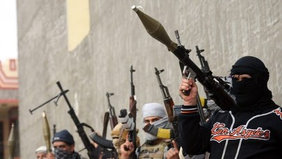 Atak rządowego lotnictwa na rebeliantów w Iraku