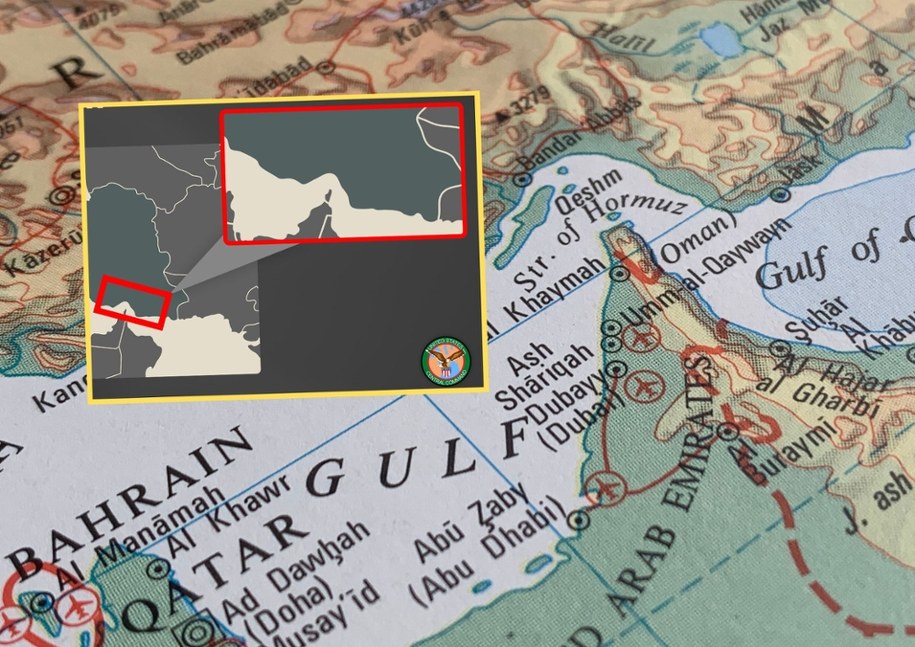 Atak USA na Iran w cieśninie Ormuz, fot. CENTCOM/X /Shutterstock