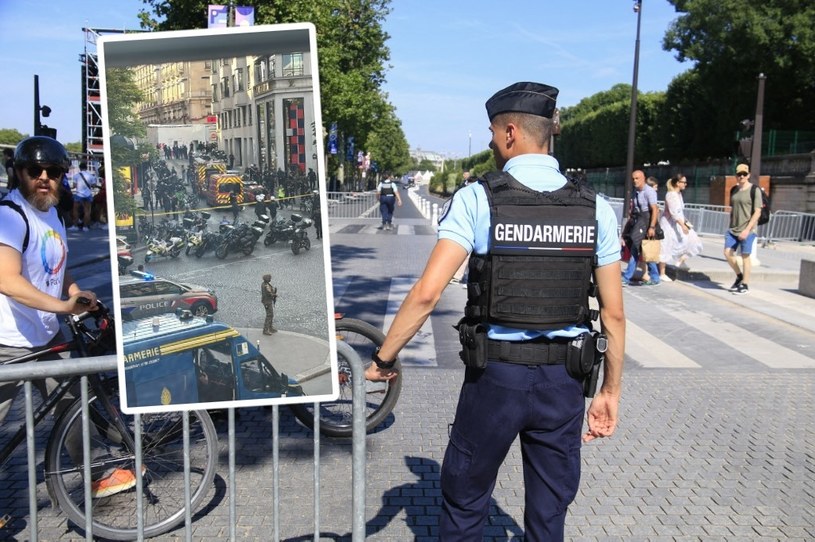 Atak w centrum Paryża. Policjant został ranny