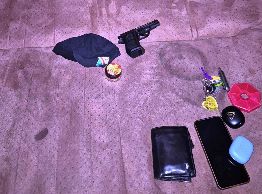 Atak w sklepie na Targówku, fot. policja /