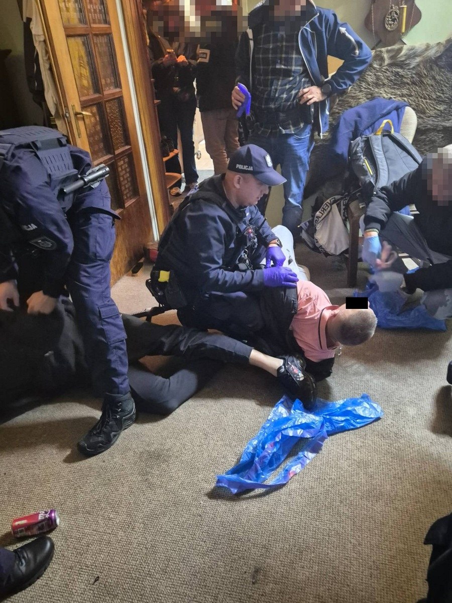 Atak w sklepie na Targówku, fot. policja /