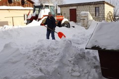 Atak zimy na Lubelszczyźnie. Potężne zaspy w okolicach Hrubieszowa 