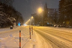 Atak zimy w Krakowie