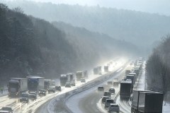 Atak zimy w Niemczech